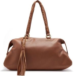 Charming Charlie's Women's Brown Satchel Handbag